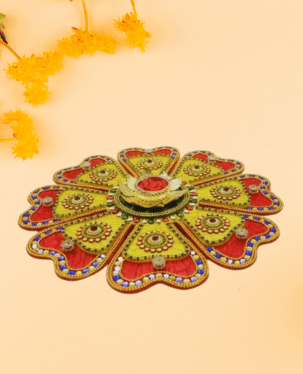 Apple Design Acrylic Rangoli Set Decorations
