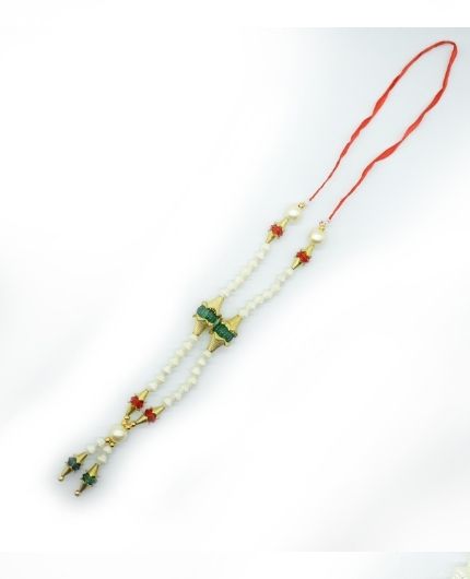 Artificial Moti Mala for God Photo Frames and Idols