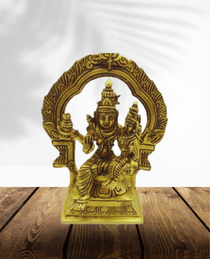 Shiva Parvati Brass Idols for Puja and Home Decor