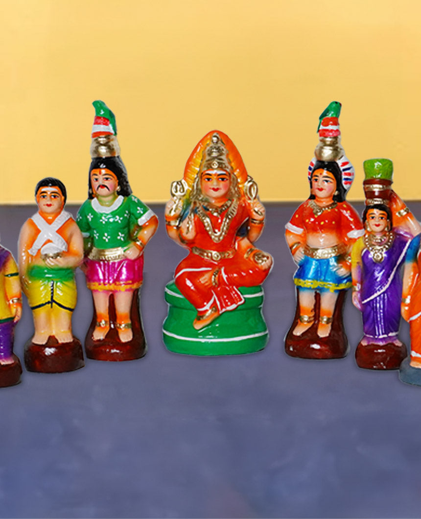 Durga Mullaippaari Golu Doll Set for Navaratri