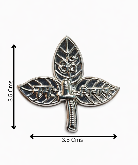 Silver Plated Puja Belpatra Leaves 108 Pieces