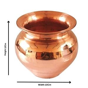 Handmade Copper Kalash Lota for Festival Puja,Copper Pooja Kalash Copper Lota for Relegious Activities
