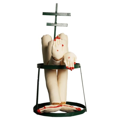 varalakshmi Saree Stand with Fabric Made Hands & Legs Decorative for Pooja Combo set