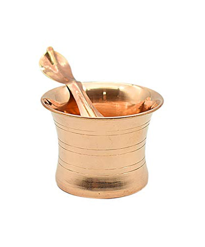 Pancha Patra with Udharini/Spoon/Pali Set for Pooja (2.5 Inch)