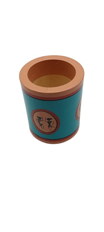 Channapatna Handicraft pen stand wooden.