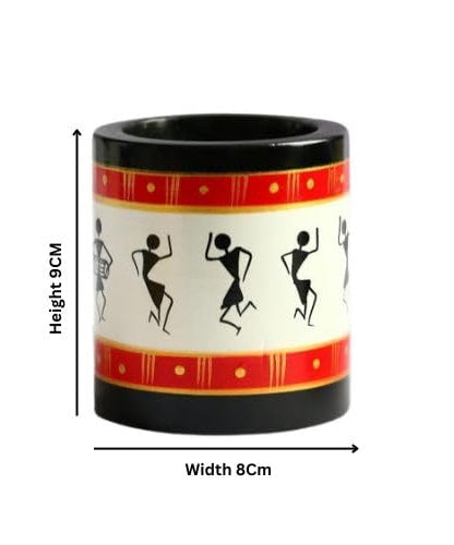 Channapatna pen stand on table office,gifting.