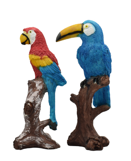 Parrot Love Couple Vastu Bird Figurine Showpiece