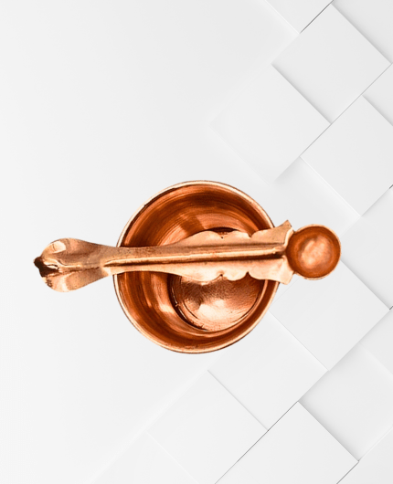 panchapatra set with Spoon for Puja (7 Cm)