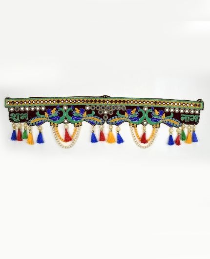 Peacock Design Traditional Door Hanging