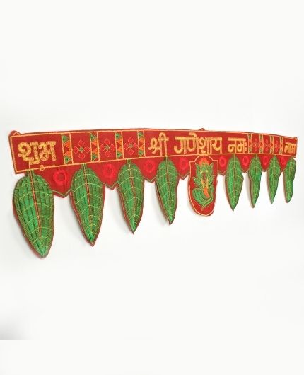 Leaf Ganesh Design Door Hanging Toran Bandarwal
