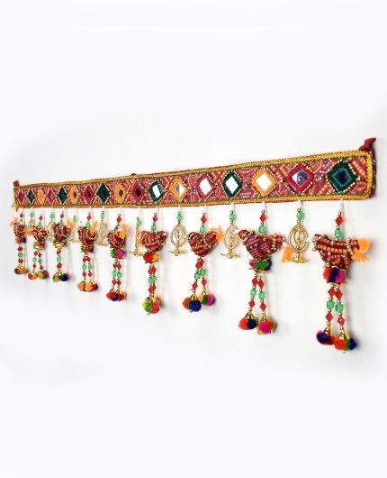 Plastic Beads Bird Design Toran