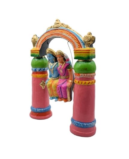 Jhula Radha Krishna Golu Dolls for Navaratri