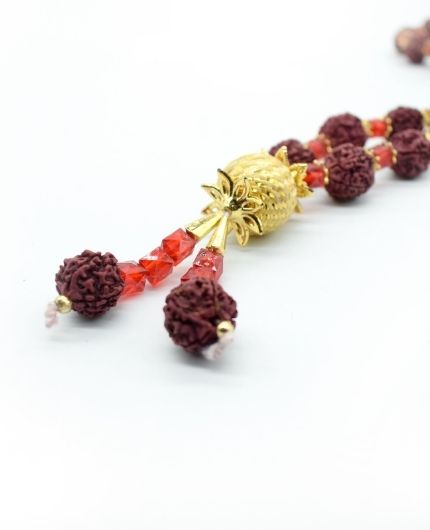 Rudraksh Mala Garland for Photo Frames