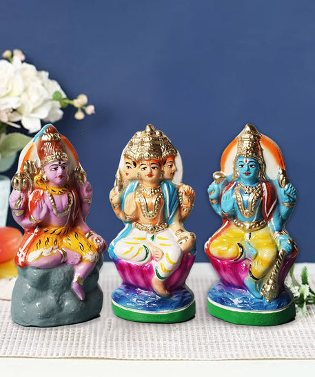 Trimurthi Navaratri Golu Dolls Set