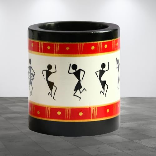 Channapatna pen stand on table office,gifting.