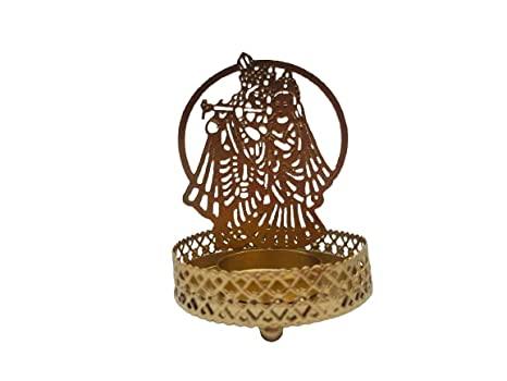 Shadow Divine Radha Krishna Tealight Candle Holder