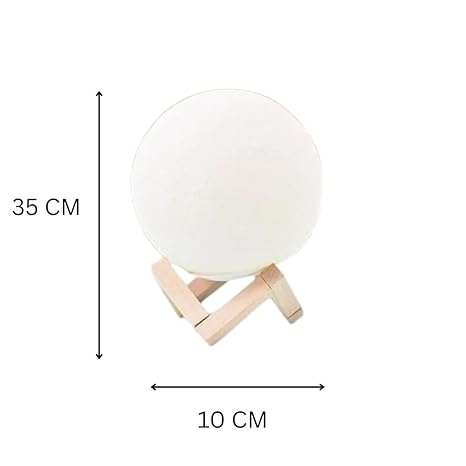 Night Light lamp 3D Print Moon Lamp Rechargeable LED