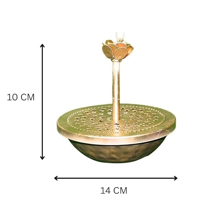 Hanging Loban urli with Chain