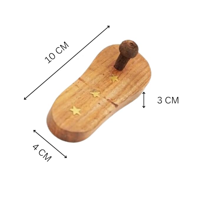 Wooden khadau- Lakshmi Charan Paduka for Pooja (Set of 1)