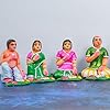 Bhojanam Set Golu Dolls For Dussehra handmade Clay