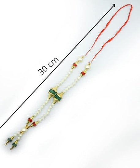 Artificial Moti Mala for God Photo Frames and Idols