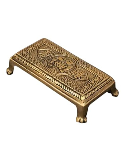 Brass Rectangular Pooja Chowki/ Stool/ Stand