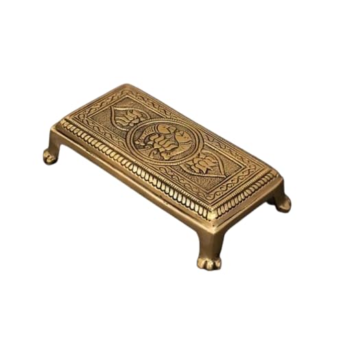 Brass Rectangular Pooja Chowki/ Stool/ Stand