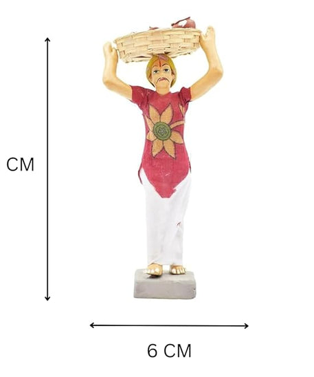 Men Curd Seller from Bengal Kolu Bommalu/Bommai for Dussera/Navaratri.