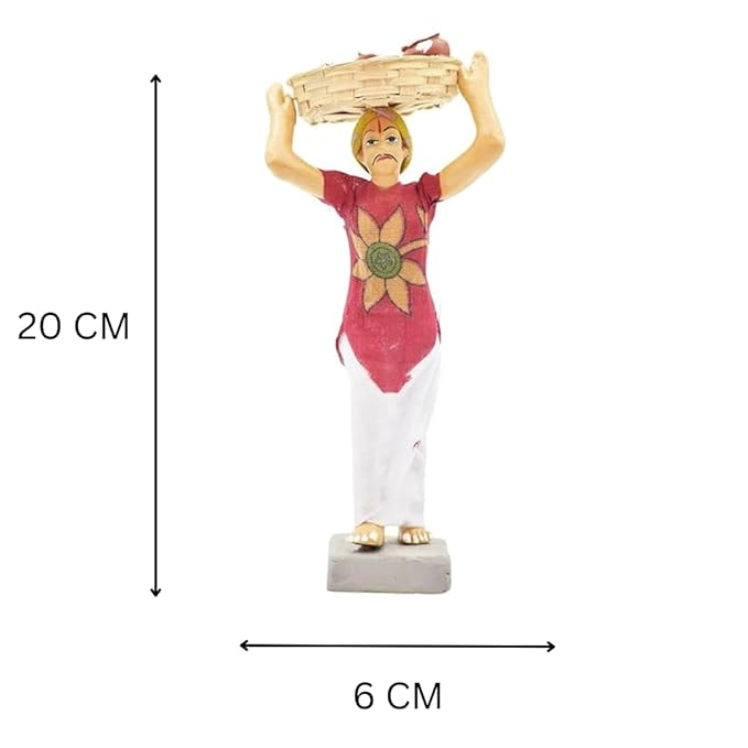 Men Curd Seller from Bengal Kolu Bommalu/Bommai for Dussera/Navaratri.