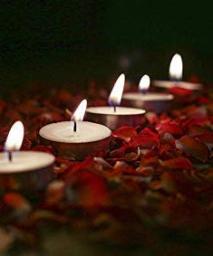 White Color Tea Light Candles Pack of 100