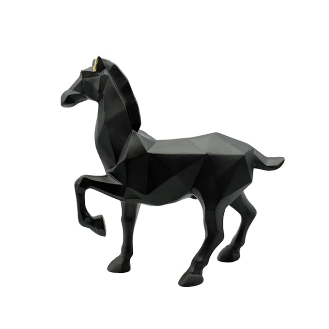 Black Horse Statue Showpiece For Vastu