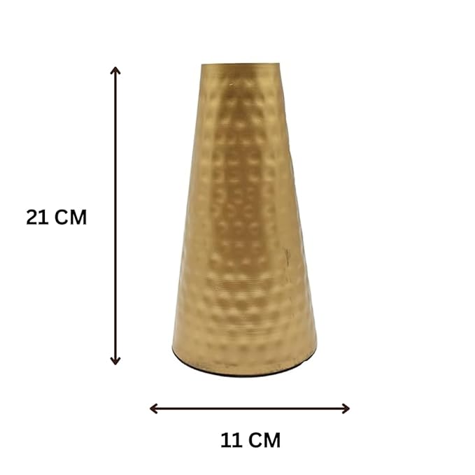 Antique Gold Color Flower Vase Holder