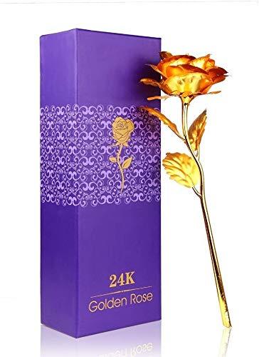 Artificial  Special 24K Gold Plated Rose Flower