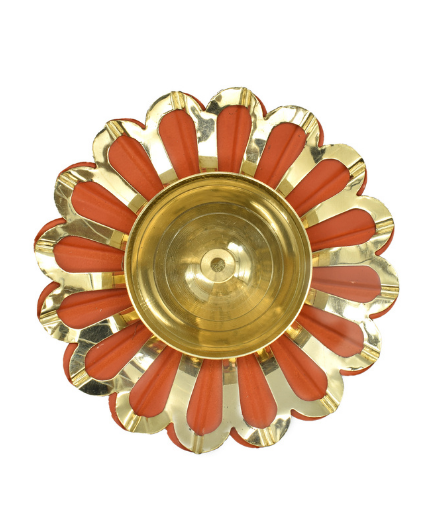 Lotus Brass Diya for Diwali Decoration