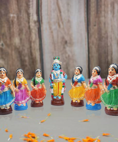 Gopala Krishna Golu Dolls Set