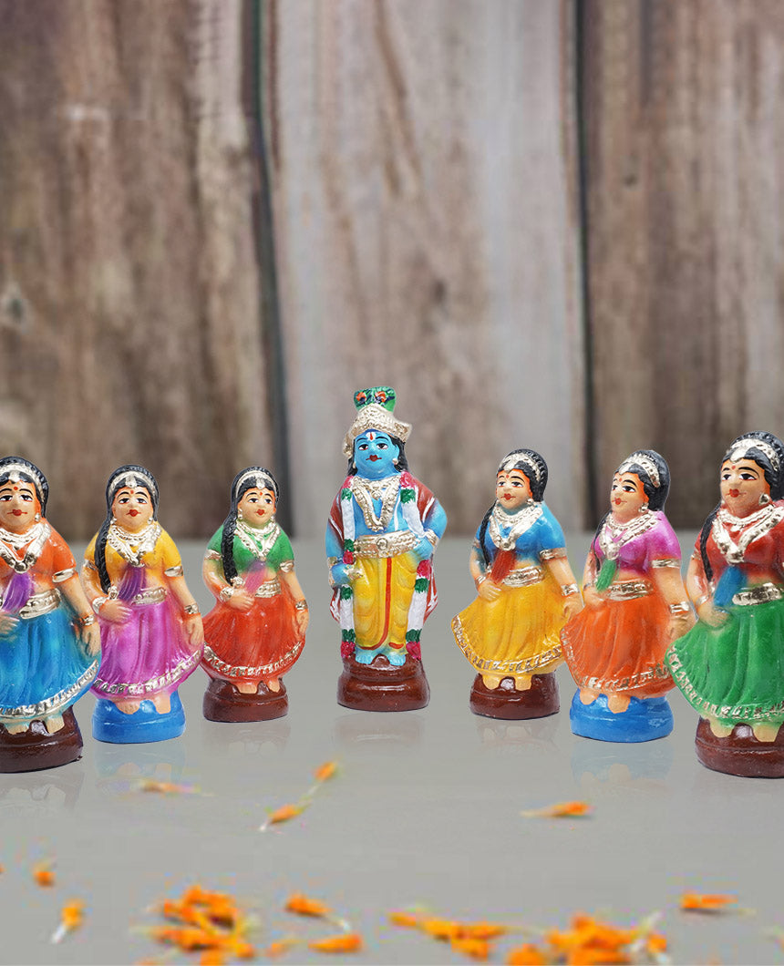 Gopala Krishna Golu Dolls Set