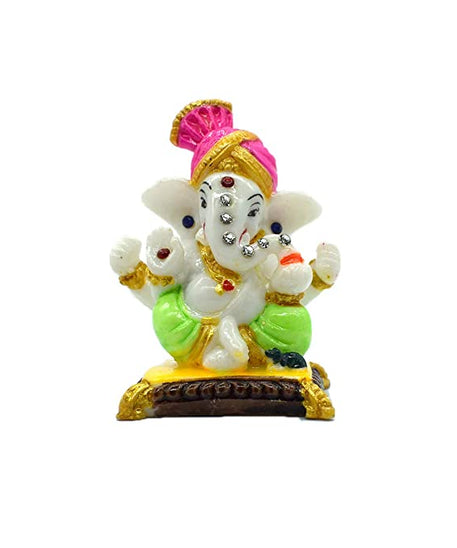 Ganesh Ganpati Beautiful Car Dashboard Idol