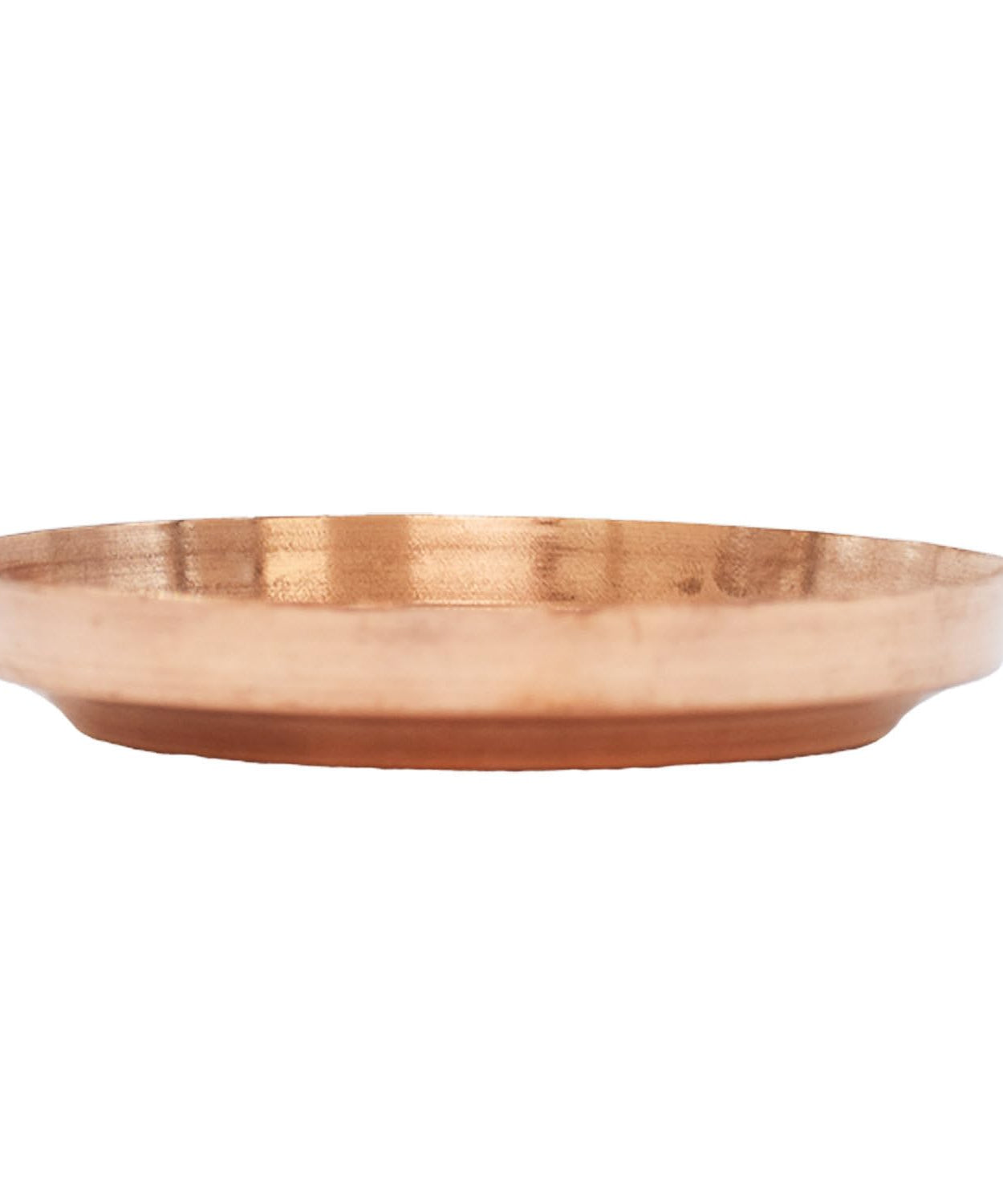 Pure Copper Pooja Plate | Thali Poojan Plate