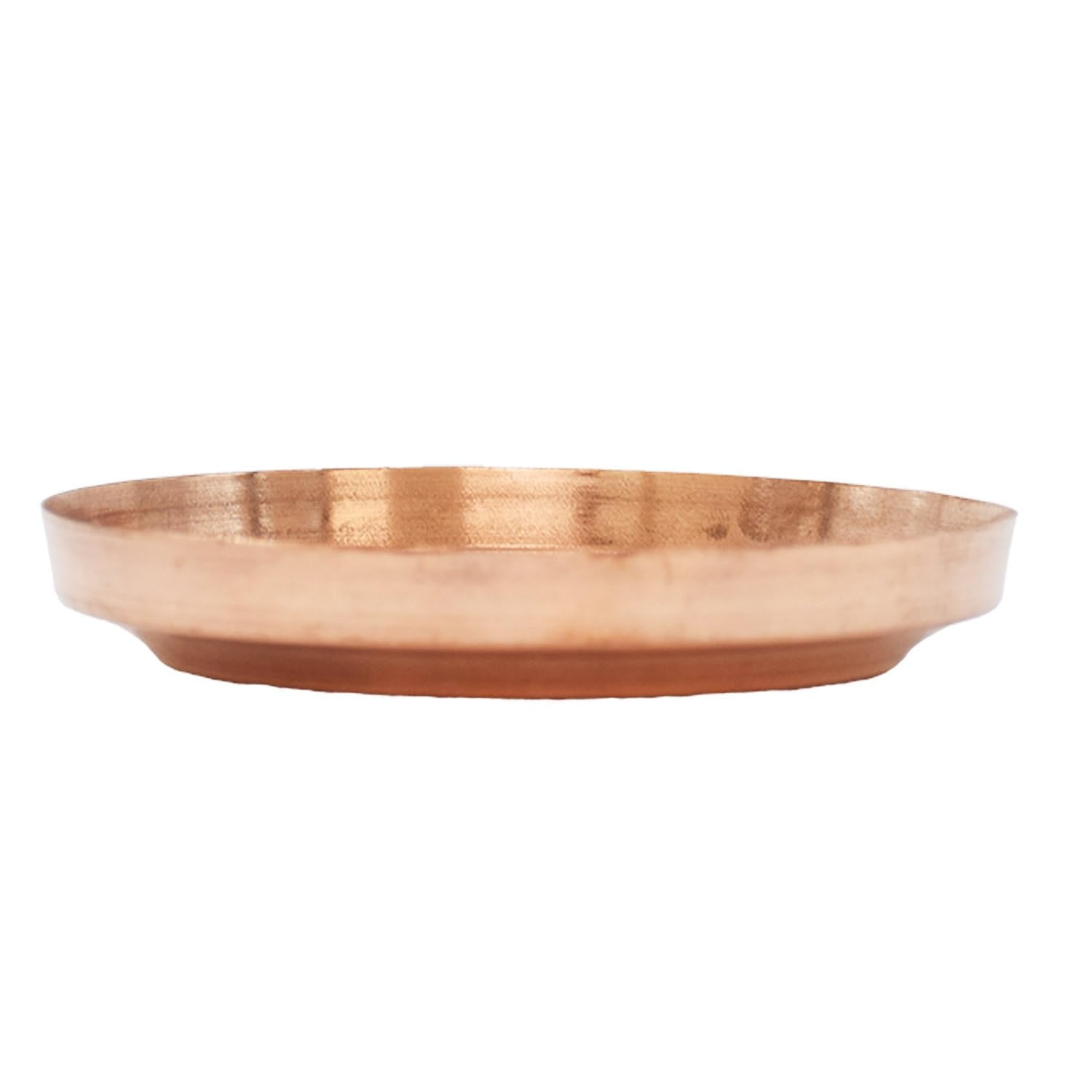 Pure Copper Pooja Plate | Thali Poojan Plate