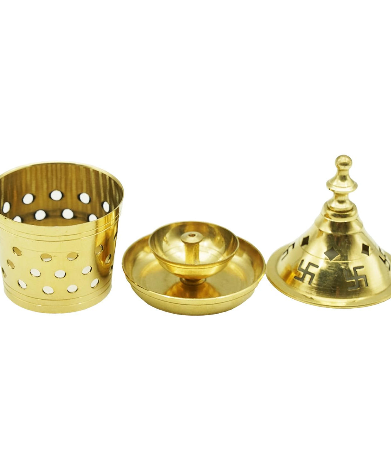 Brass Akhand Diya Kuber Deepak With Cover