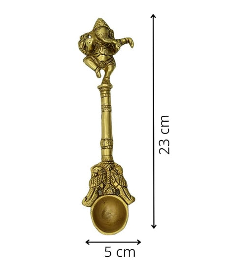 Brass Spoon Used for Havan and Pooja