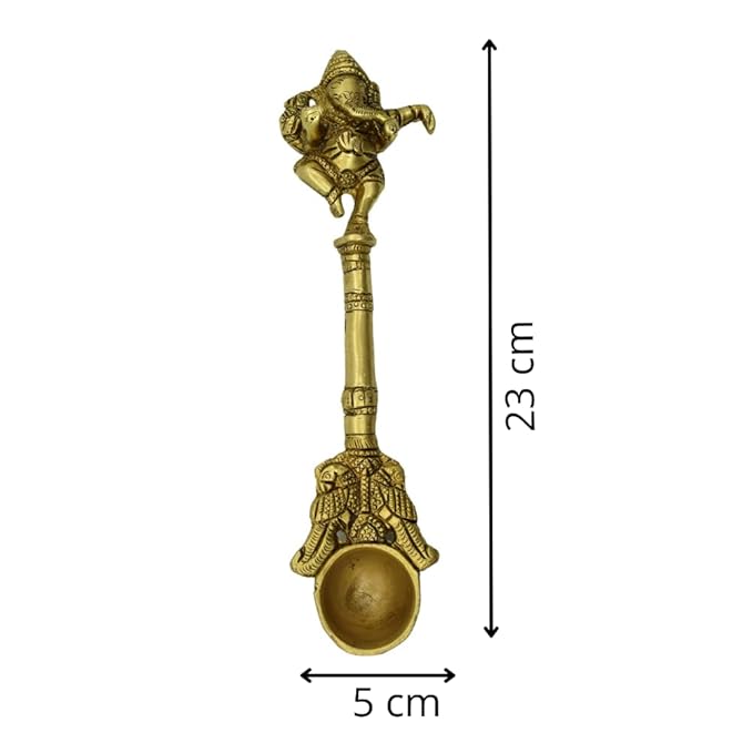 Brass Spoon Used for Havan and Pooja