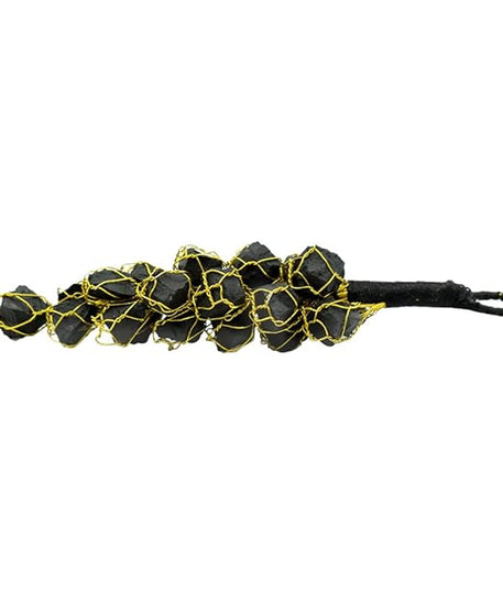 Black Tourmaline Rough Chunks for Wall Hangings for Protection from Negative Energy and Evil Eyes, Stone.