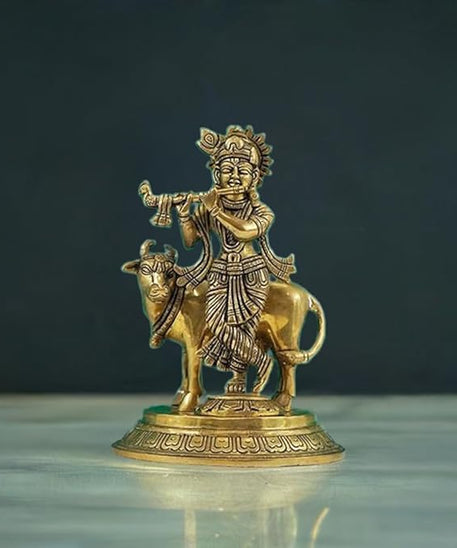 Lord Krishna Idol for Pooja Room, Home Decoration &amp; Gifting