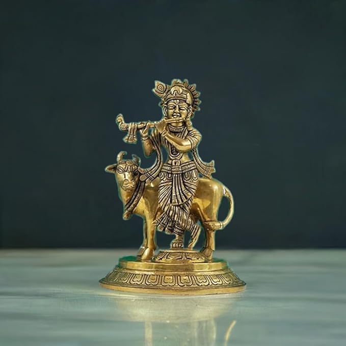 Lord Krishna Idol for Pooja Room, Home Decoration &amp; Gifting