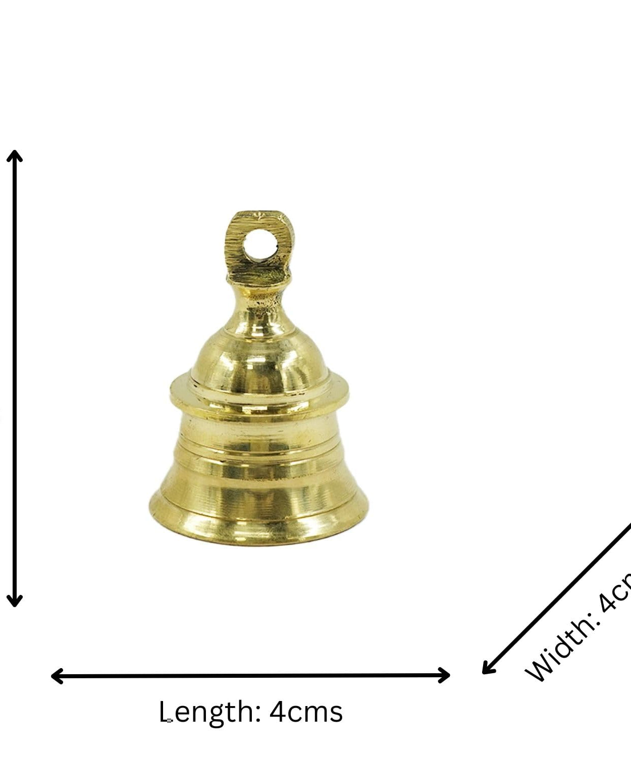 Handcrafted Brass Hanging Bell for Pooja