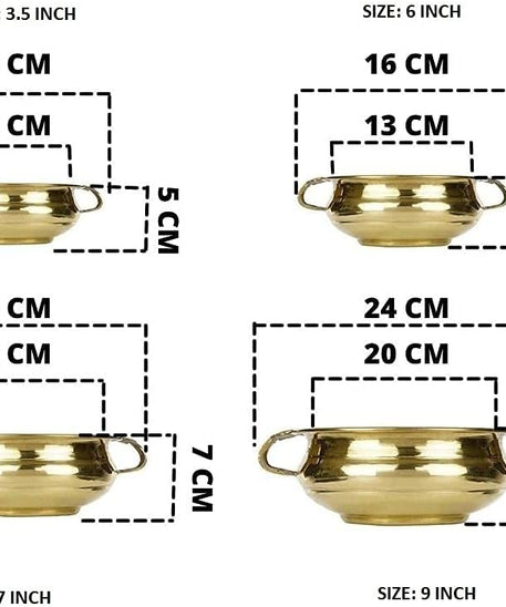 Brass Decorative Urli Bowl (Gold)