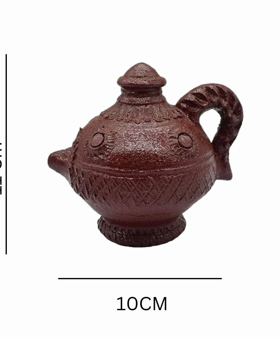 Terracotta Magic Diya| Handmade Brown Mud Diya for Diwali Decoration