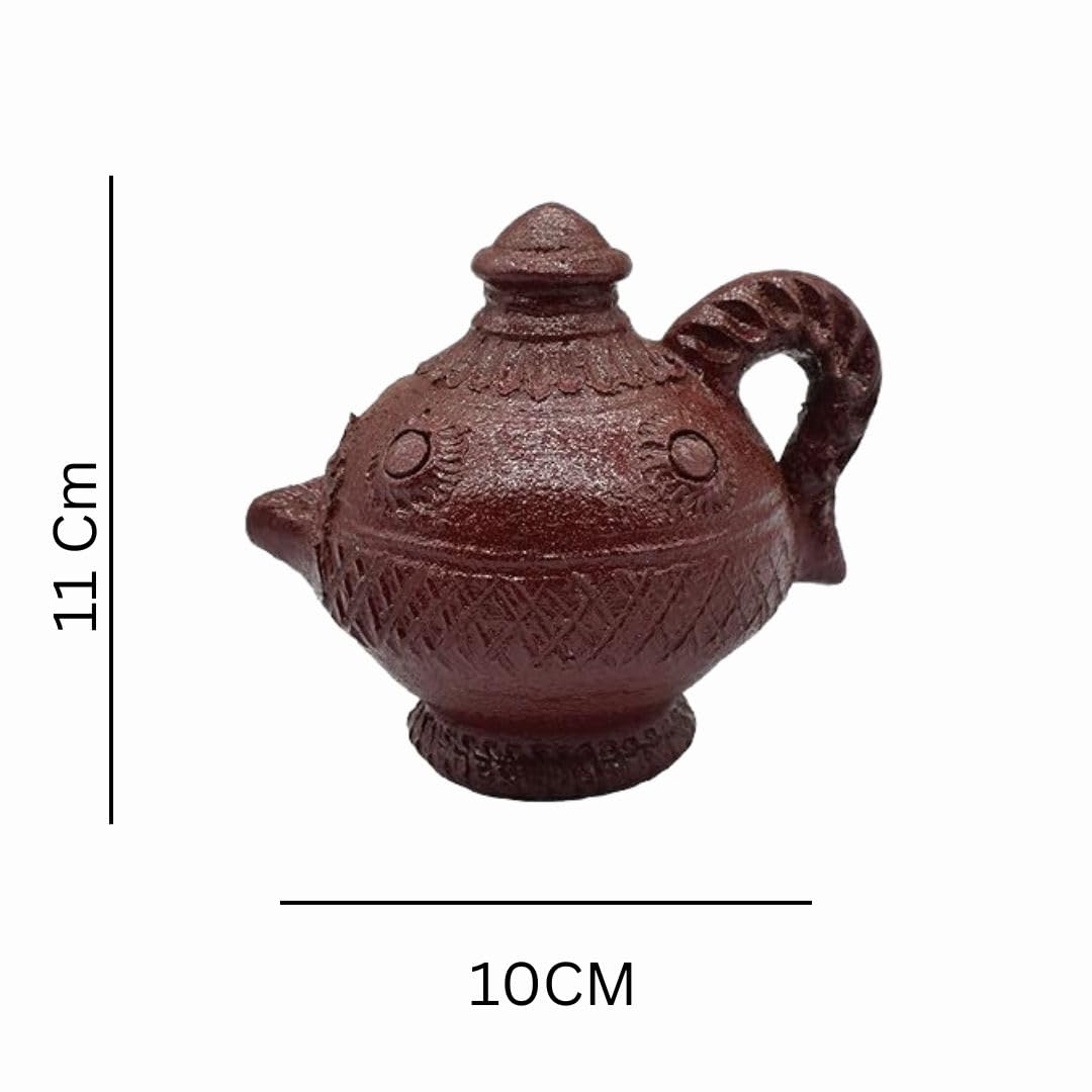 Terracotta Magic Diya| Handmade Brown Mud Diya for Diwali Decoration