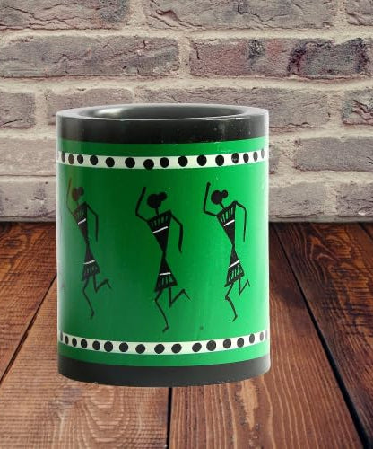 Channapatna Wooden Pen Stand on The Table top.